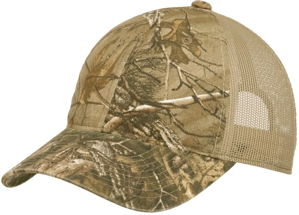 Port Authority Unstructured Camouflage Mesh Back Cap