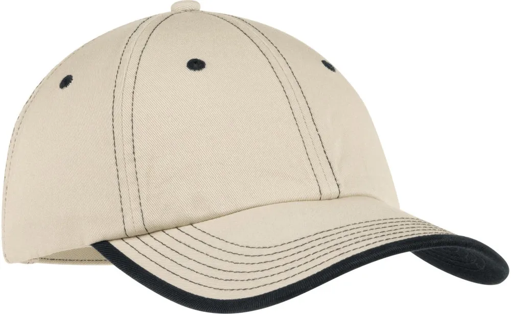 Port Authority Vintage Washed Contrast Stitch Cap