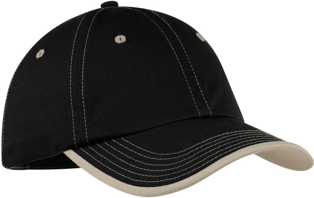 Port Authority Vintage Washed Contrast Stitch Cap