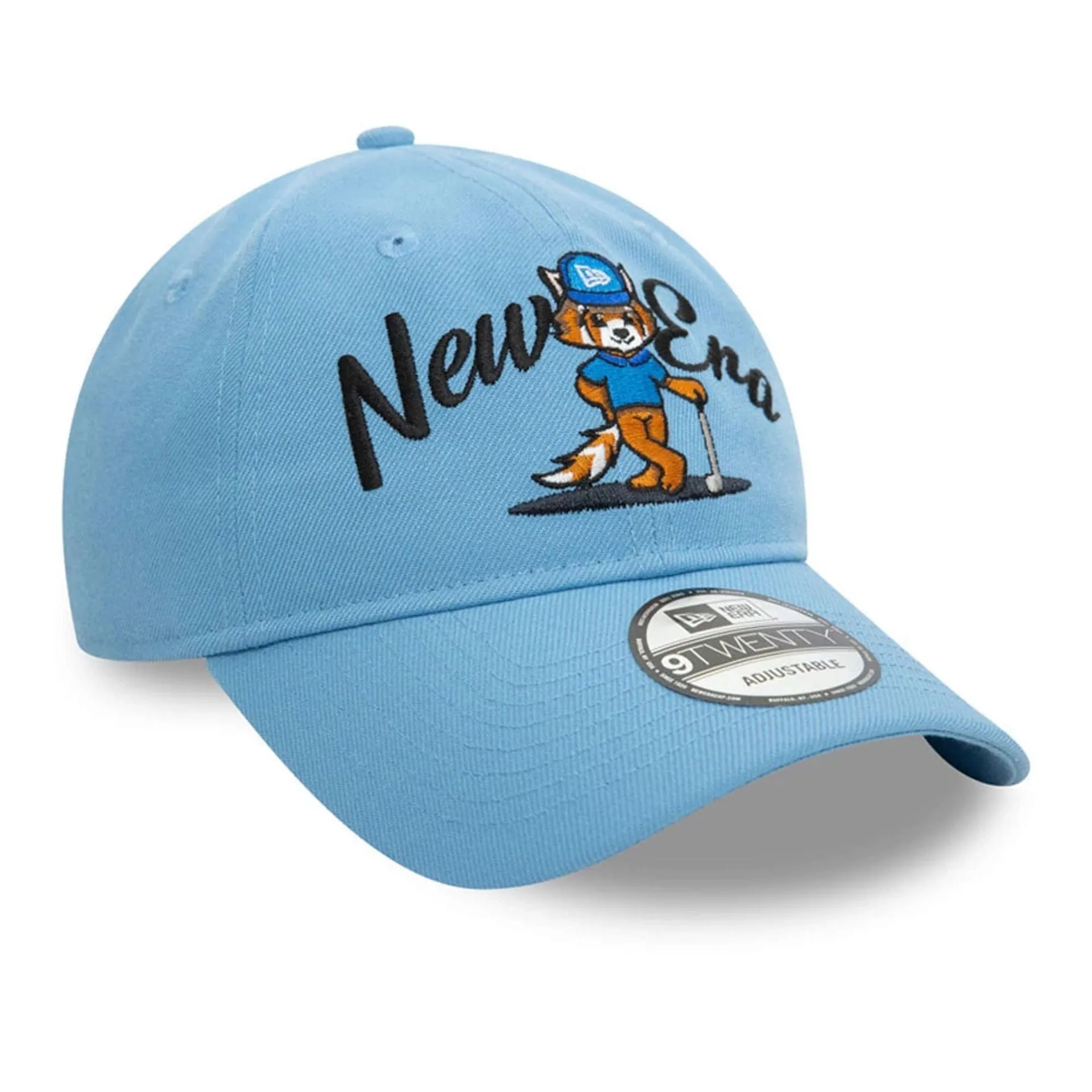 Recycled New Era Red Panda Pastel Blue 9TWENTY Adjustable Cap Billy J