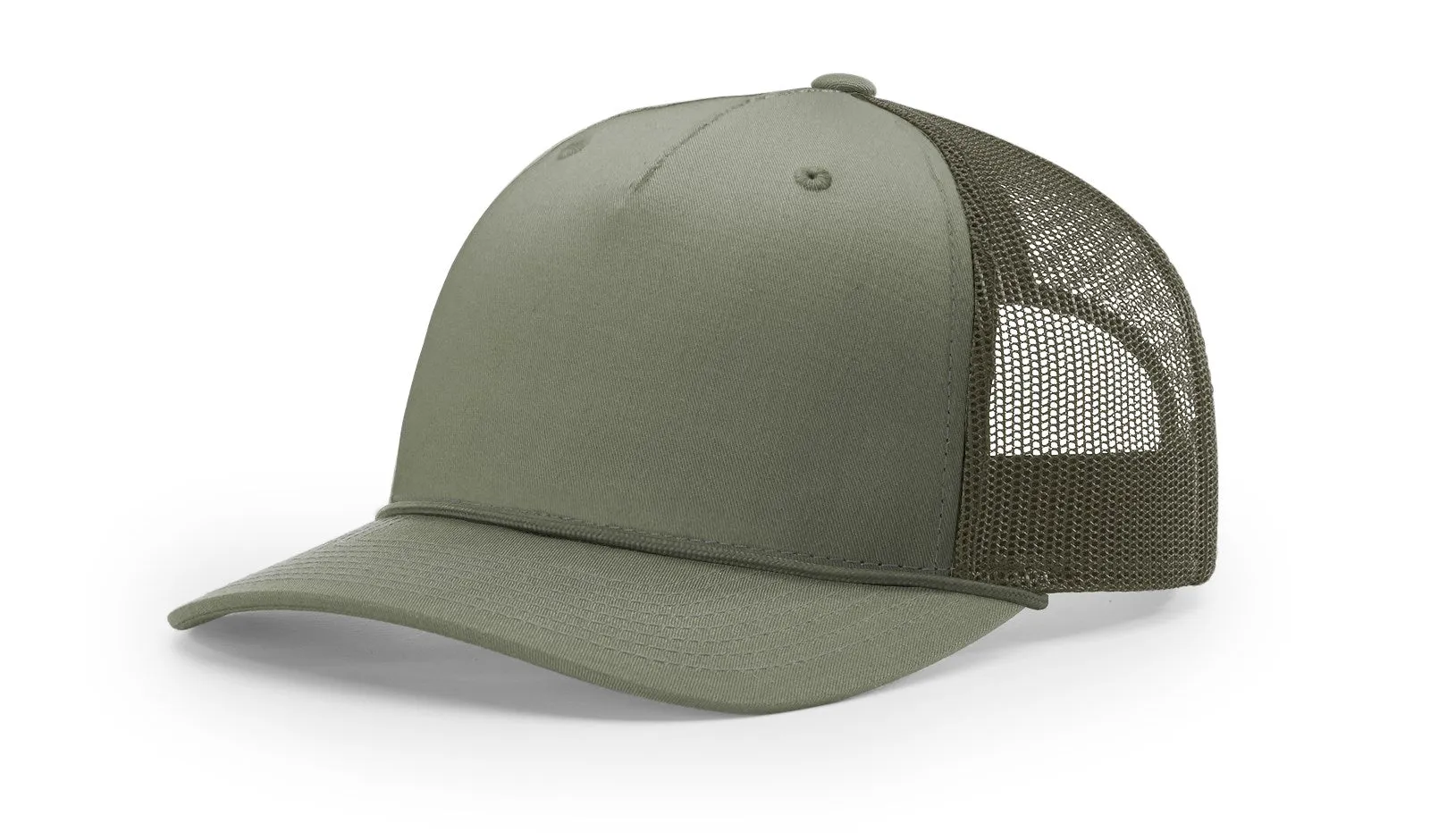 Richardson Five Panel Trucker With Rope