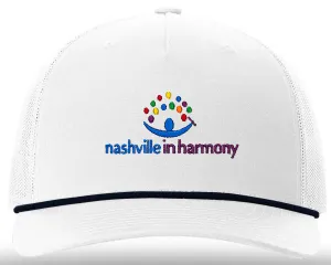 Richardson Five Panel Trucker With Rope