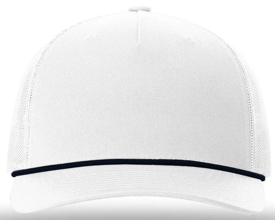 Richardson Five Panel Trucker With Rope