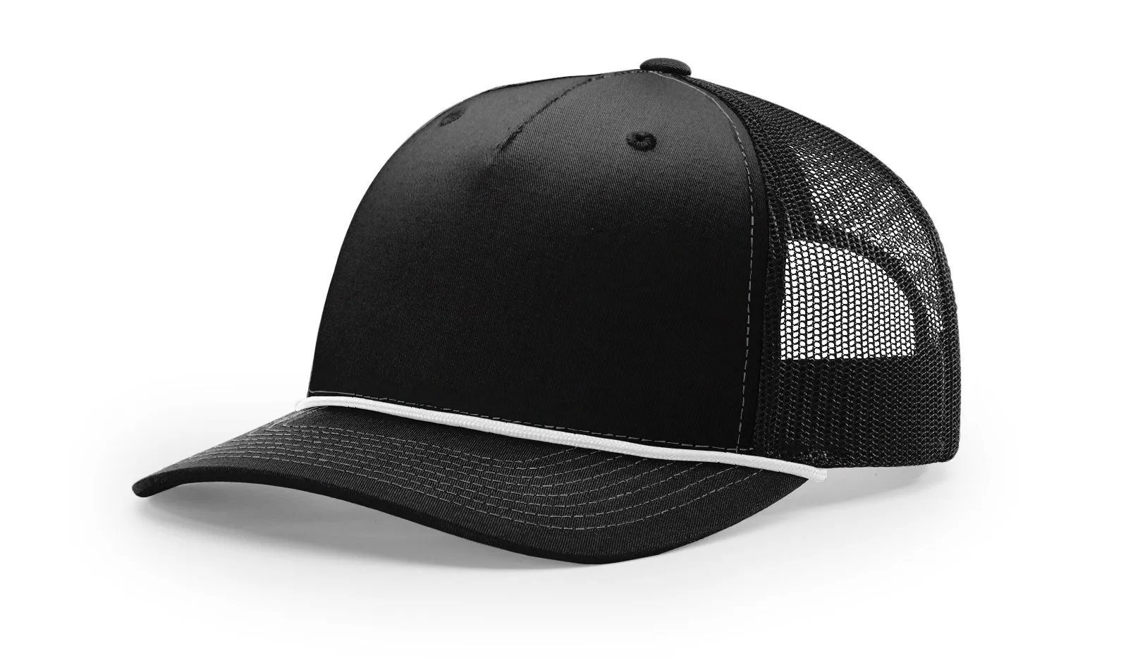 Richardson Five Panel Trucker With Rope