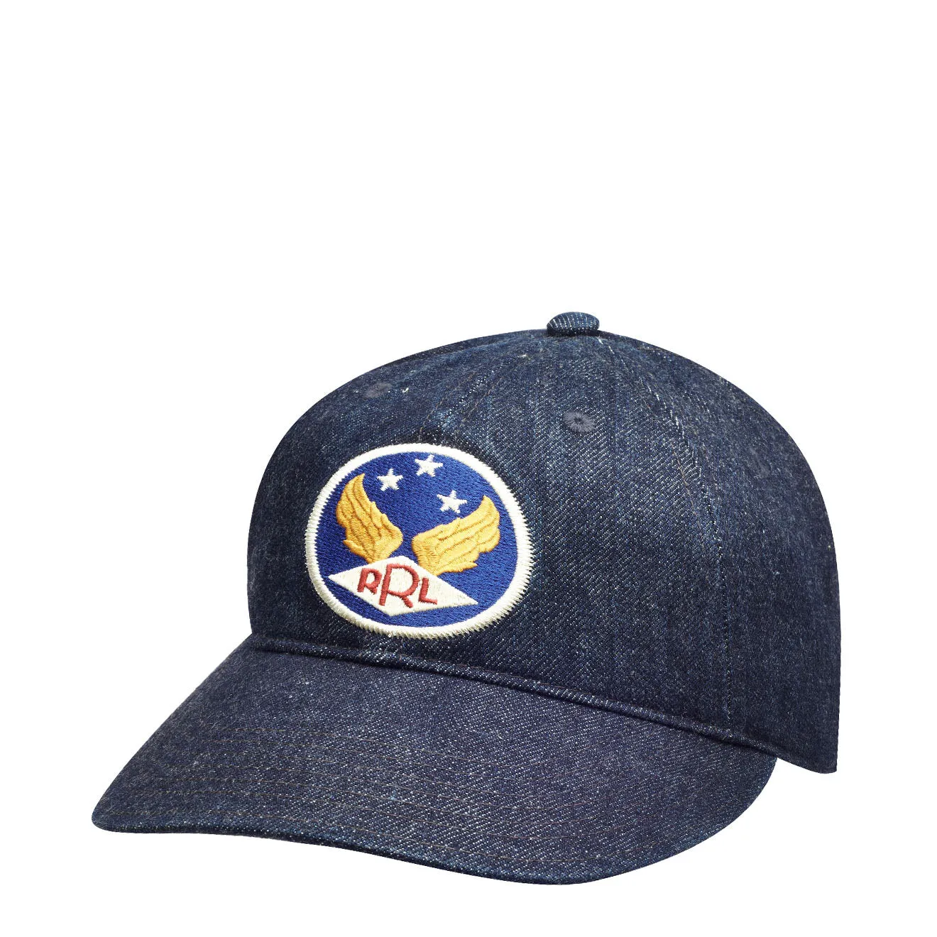 RRL by Ralph Lauren Winged-Logo Denim Ball Cap Rinse