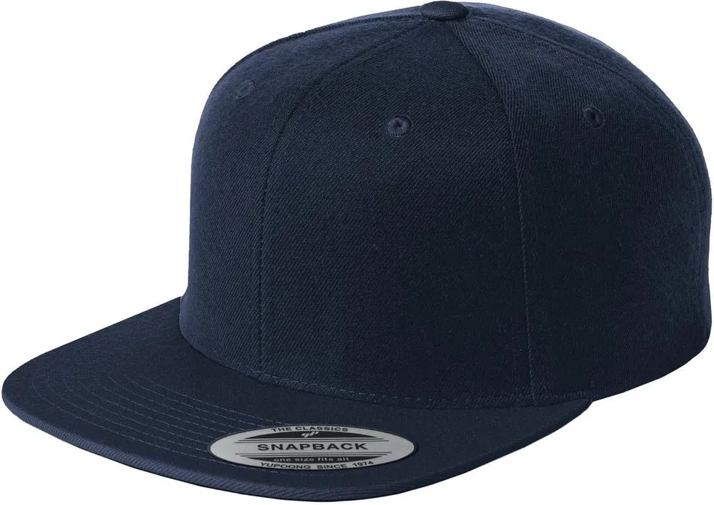 Sport-Tek Flat Bill Snapback Cap