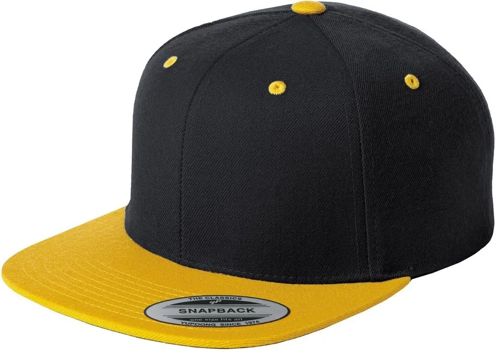 Sport-Tek Flat Bill Snapback Cap