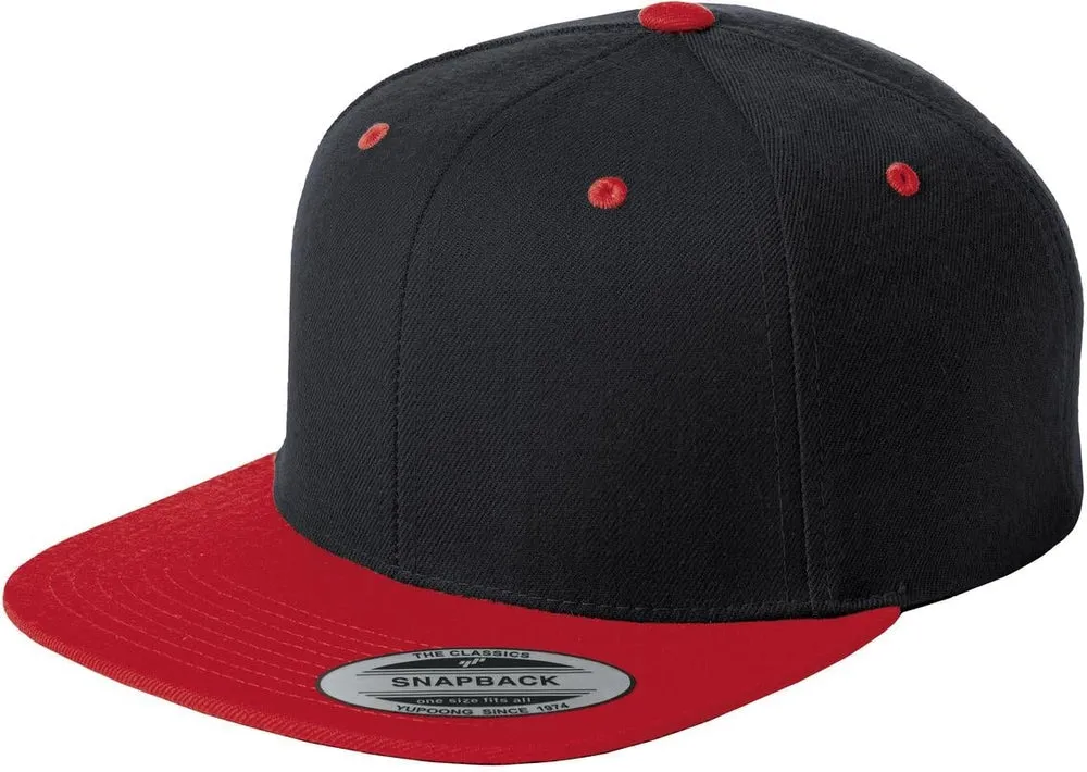 Sport-Tek Flat Bill Snapback Cap