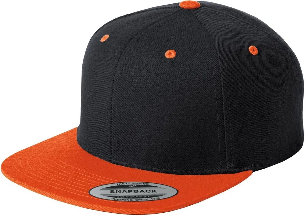 Sport-Tek Flat Bill Snapback Cap