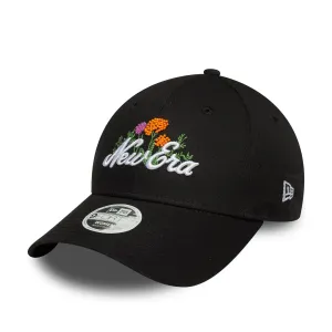 Womens New Era Beaded Black 9FORTY Adjustable Cap Billy J