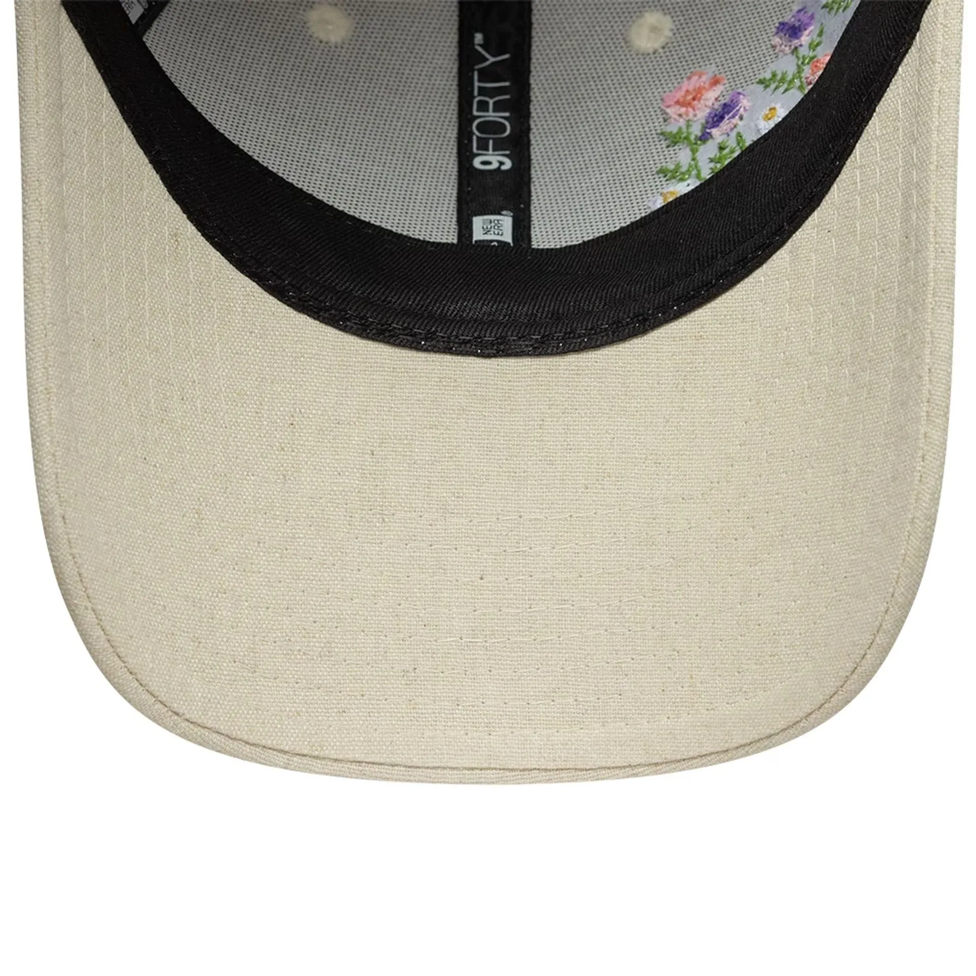 Womens New Era Floral Cream 9FORTY Adjustable Cap Billy J