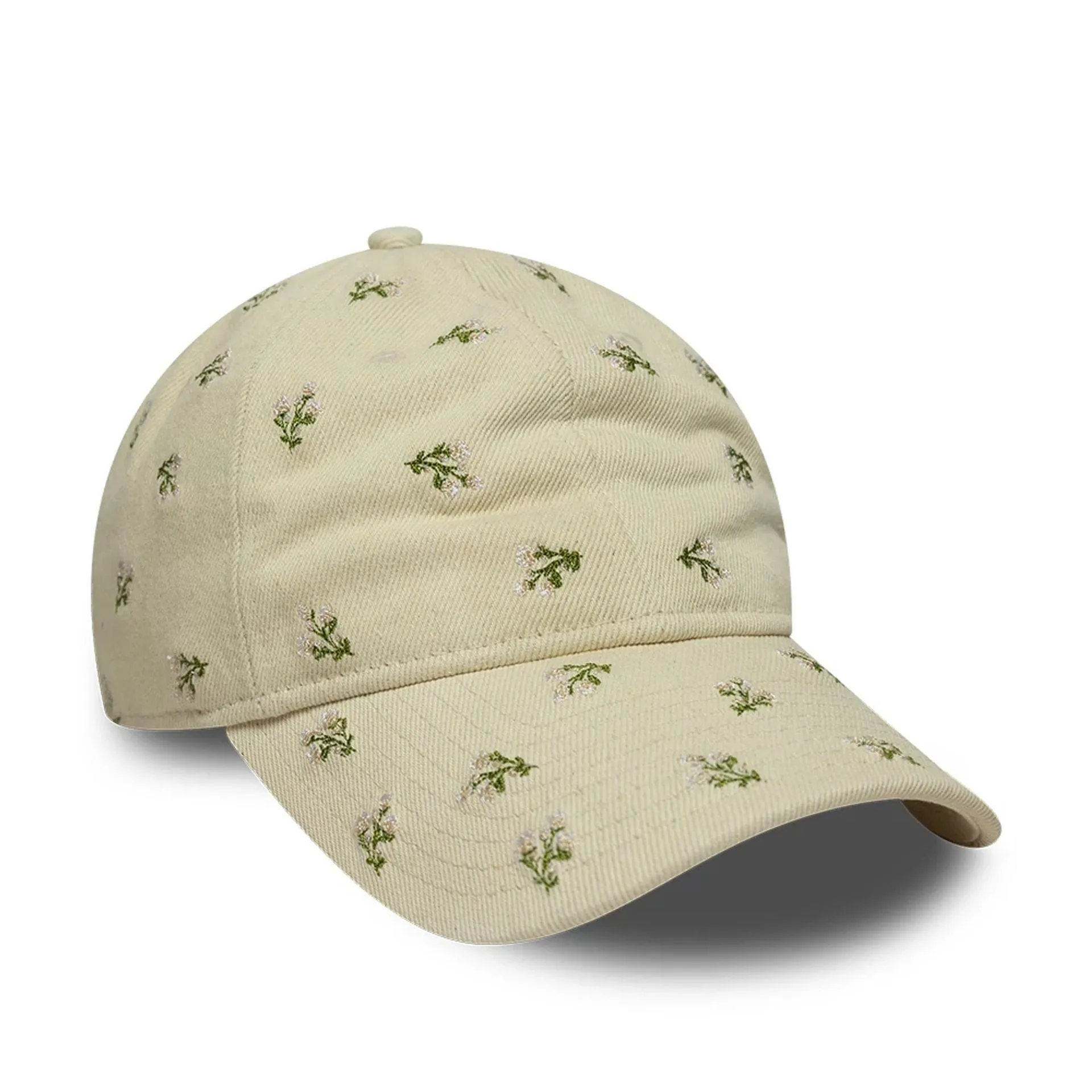 Womens New Era Floral Cream 9TWENTY Adjustable Cap Billy J