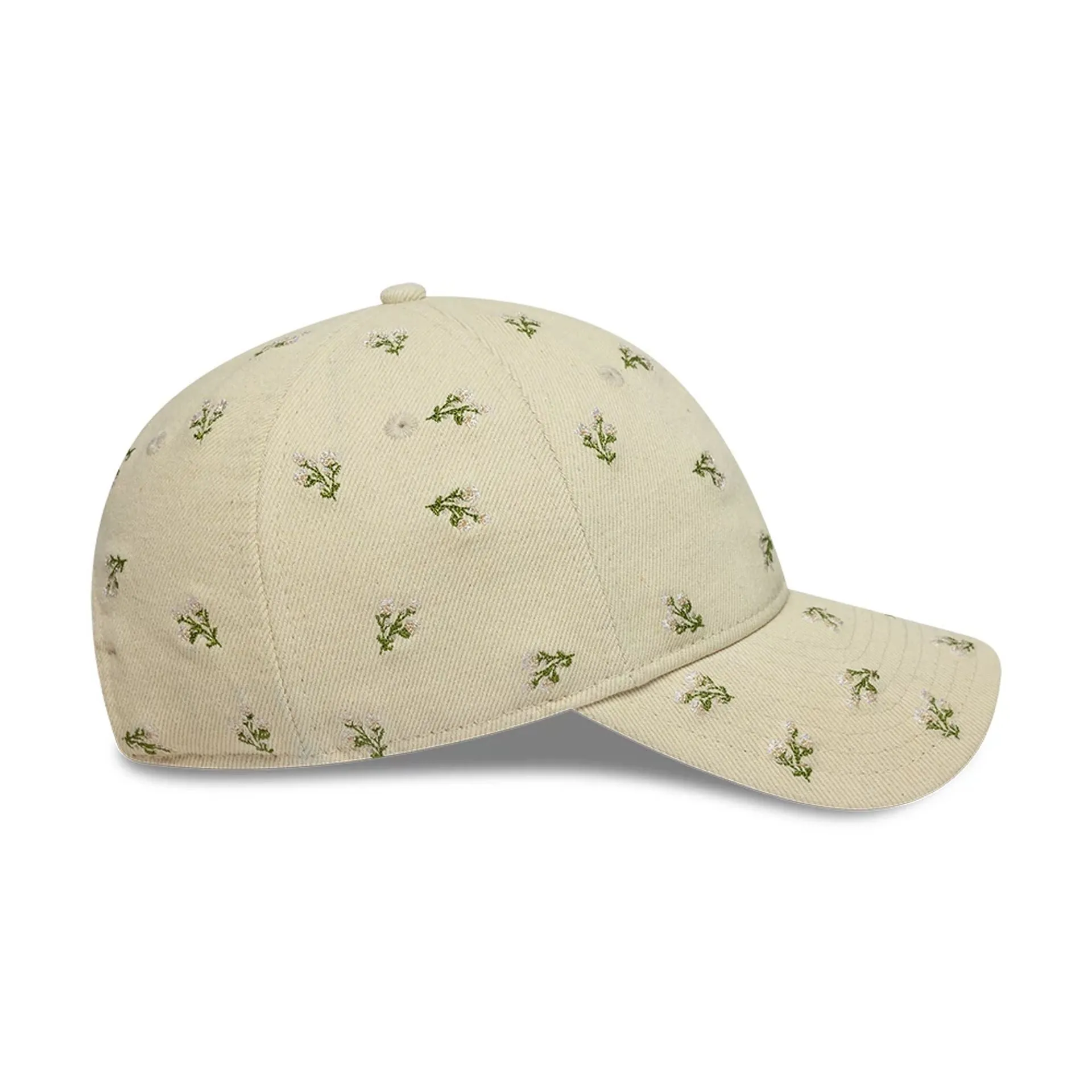 Womens New Era Floral Cream 9TWENTY Adjustable Cap Billy J