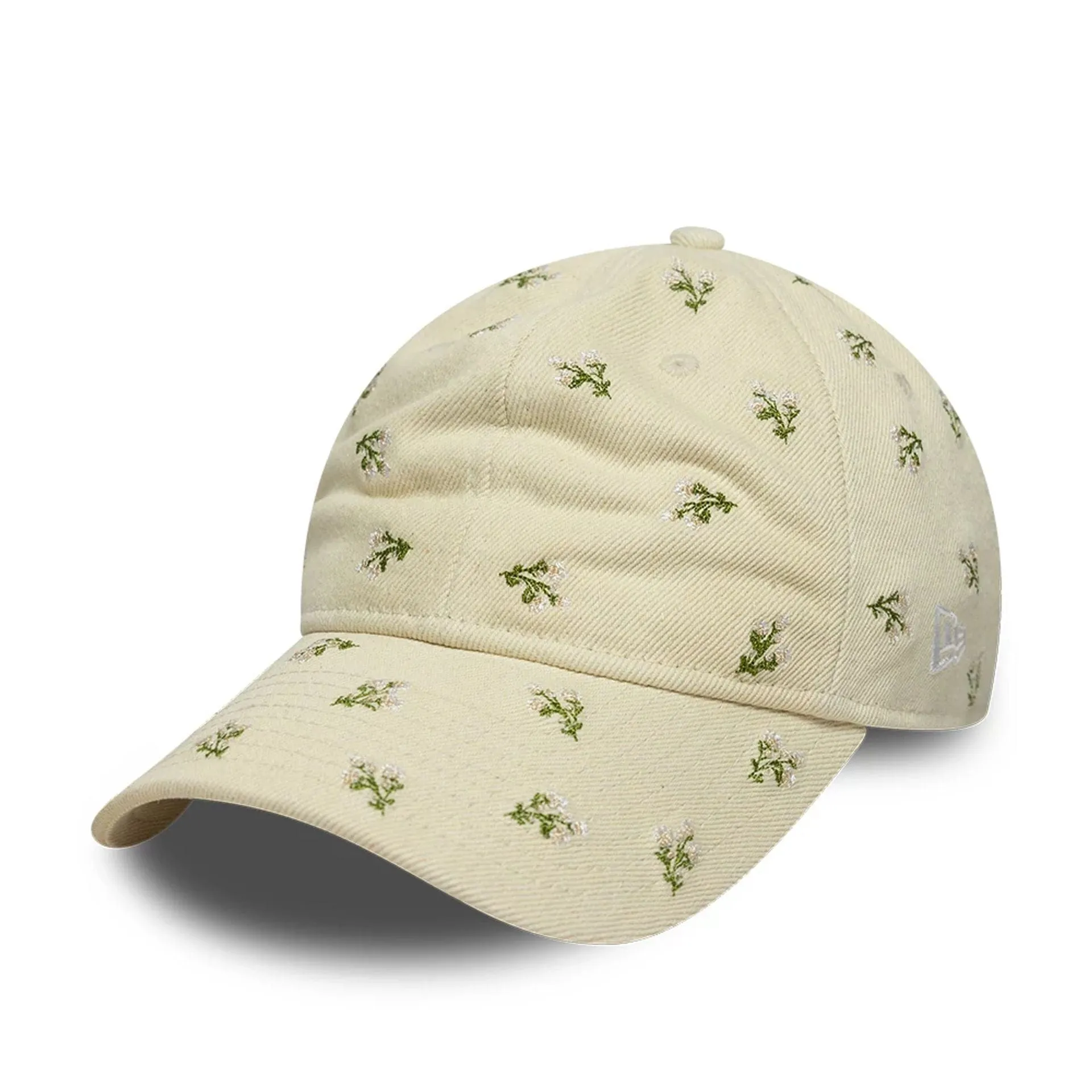 Womens New Era Floral Cream 9TWENTY Adjustable Cap Billy J