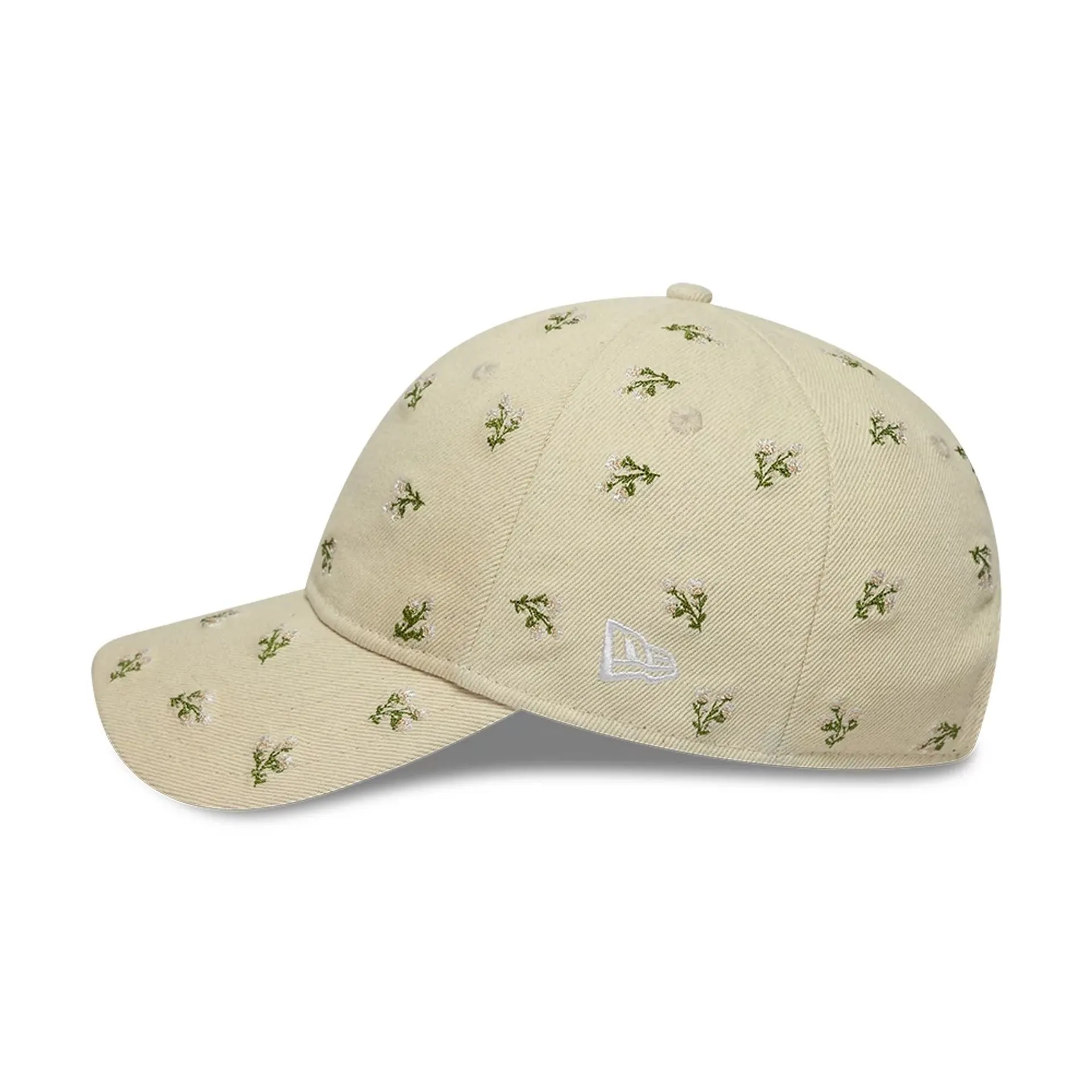 Womens New Era Floral Cream 9TWENTY Adjustable Cap Billy J