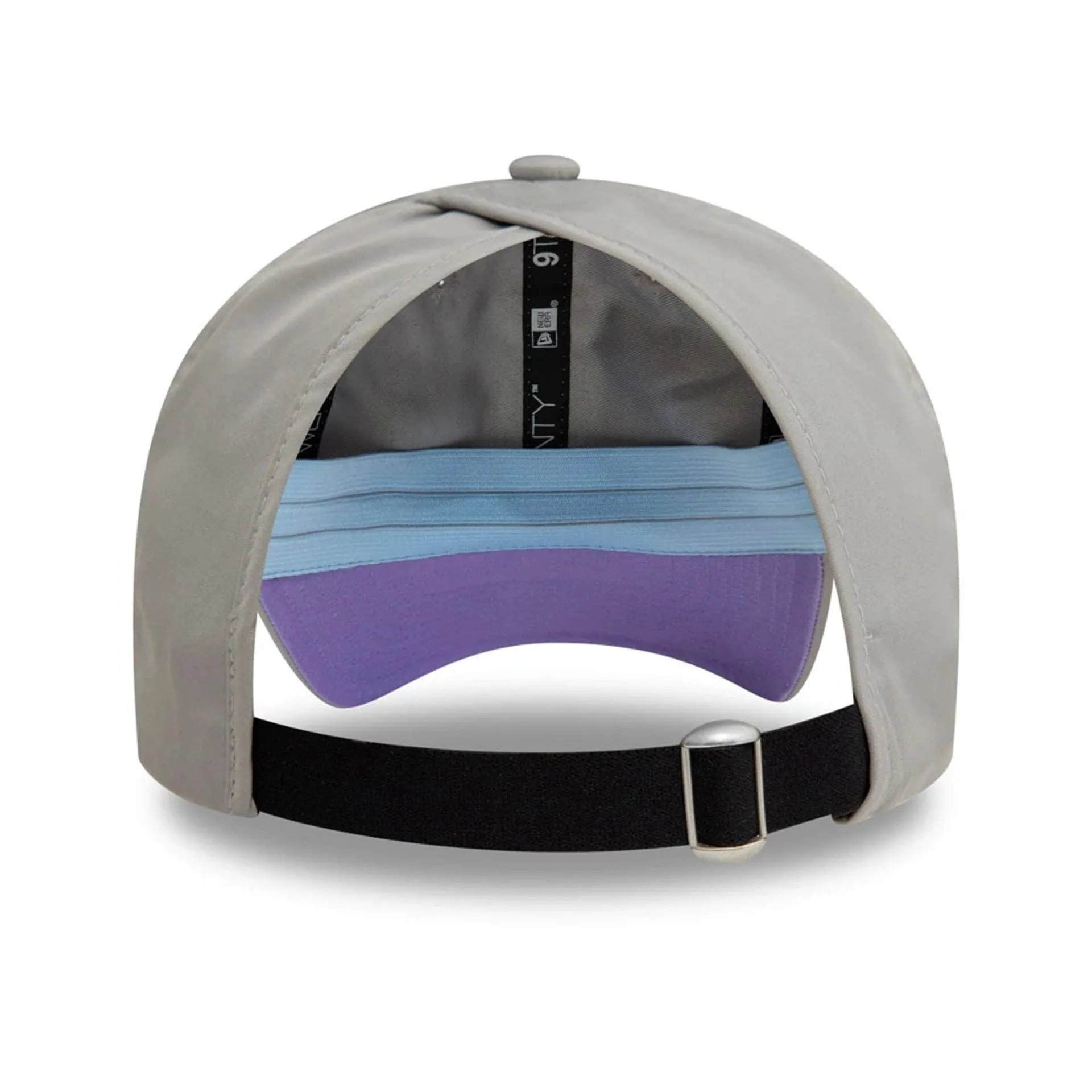 Womens New Era Openback Grey Open Back Adjustable Cap Billy J