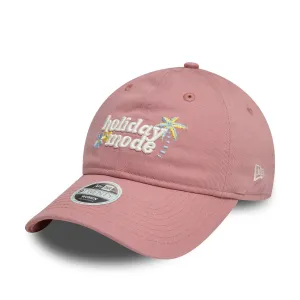 Womens New Era Phrase Dark Pink 9TWENTY Adjustable Cap Billy J