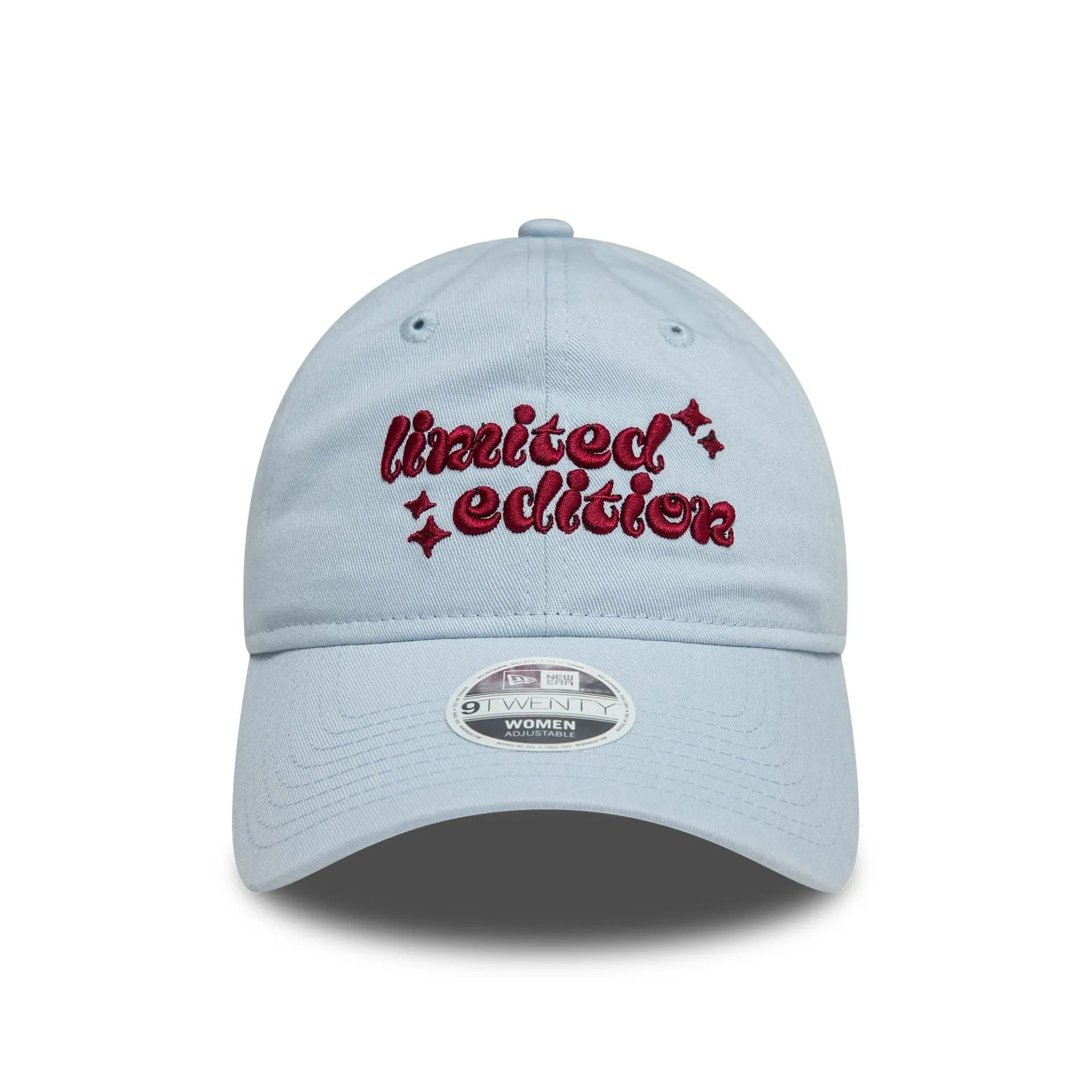 Womens New Era Phrase Pastel Blue 9TWENTY Adjustable Cap Billy J