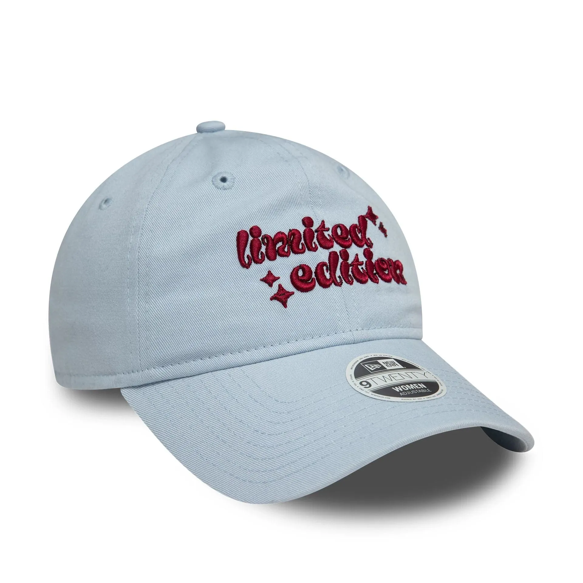 Womens New Era Phrase Pastel Blue 9TWENTY Adjustable Cap Billy J