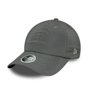 Womens New Era Recycled Reflective Silver Pony Tail Adjustable Cap Billy J