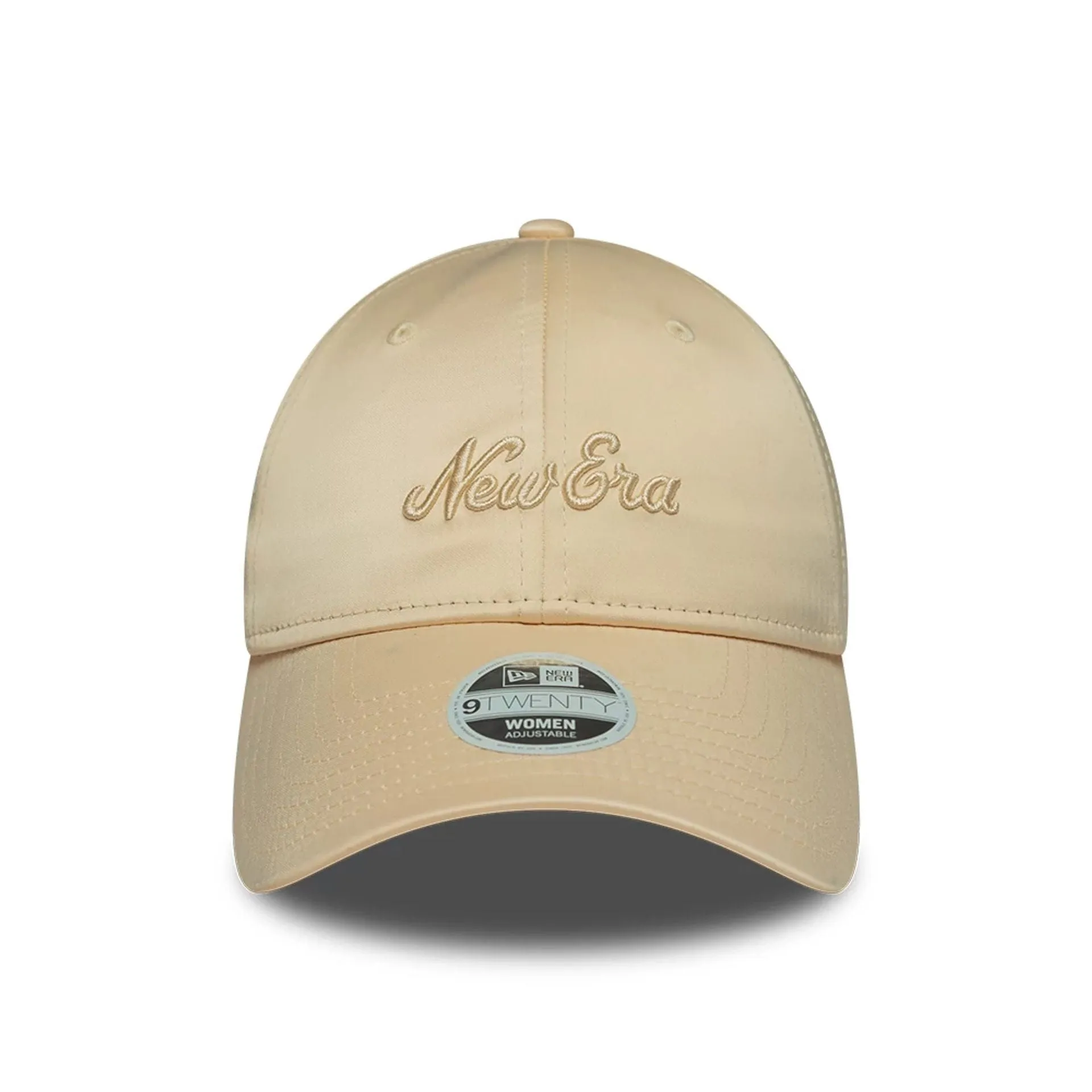 Womens New Era Satin Bow Light Beige 9TWENTY Adjustable Cap Billy J