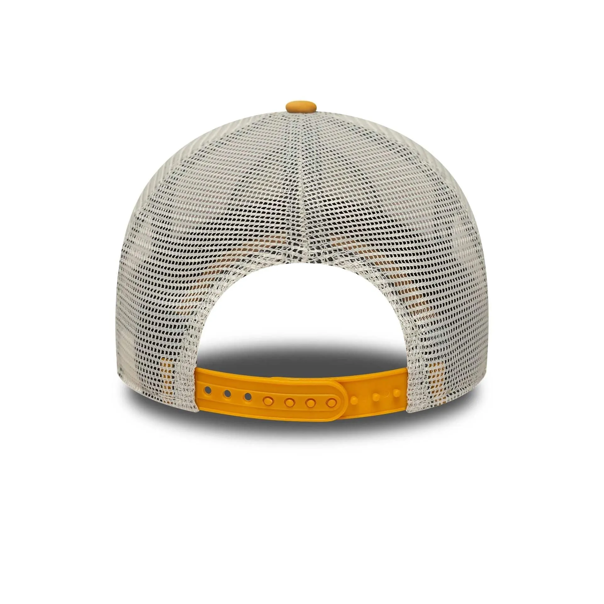 Youth New Era Adventurer Patch Yellow 9FORTY A-Frame Trucker Adjustable Cap Billy J