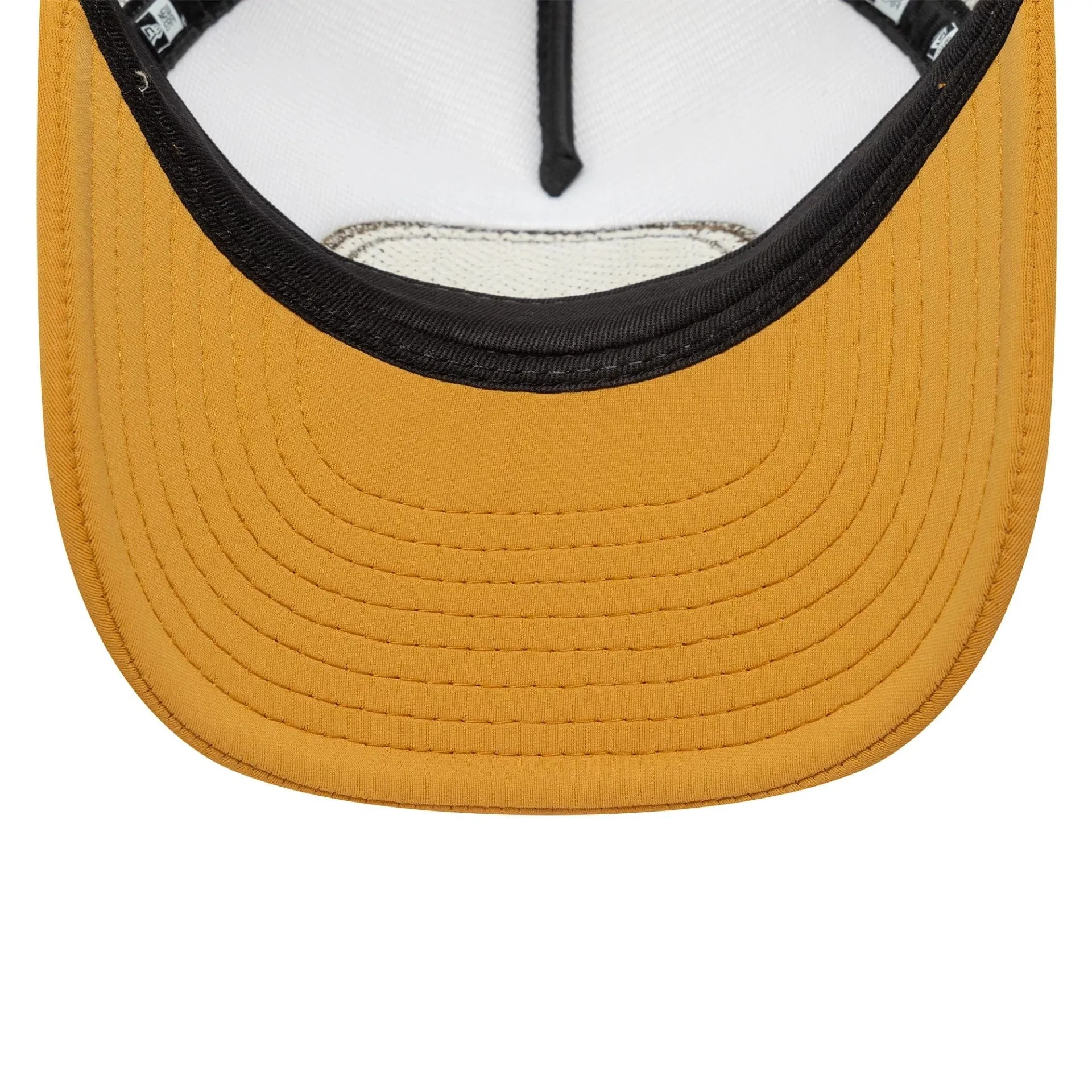 Youth New Era Adventurer Patch Yellow 9FORTY A-Frame Trucker Adjustable Cap Billy J