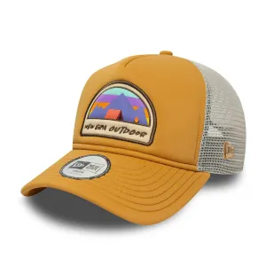 Youth New Era Adventurer Patch Yellow 9FORTY A-Frame Trucker Adjustable Cap Billy J